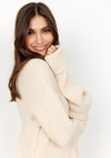 Soyaconcept Blissa Long Ribbed Sweater, Cream