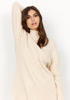 Soyaconcept Blissa Long Ribbed Sweater, Cream
