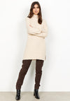 Soyaconcept Blissa Long Ribbed Sweater, Cream