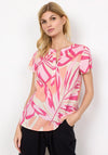 Soyaconcept Kada Print Tunic Top, Pink Multi