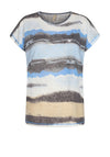 Soyaconcept Aretha Faded Line T-Shirt, Blue Multi