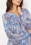 Soyaconcept Kie Paisley Print Blouse, Blue Multi