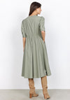 Soyaconcept Netti A Line Midi Dress, Dusky Green