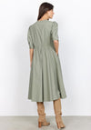 Soyaconcept Netti A Line Midi Dress, Dusky Green