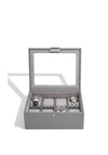 Stackers 8 Piece Watch Box, Slate Grey