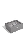 Stackers 8 Piece Watch Box, Slate Grey