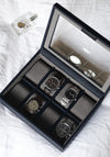 Stackers 8 Piece Watch Box, Navy