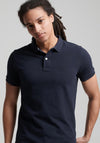 Superdry Classic Pique Polo Shirt, Rich Navy
