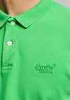 Superdry Vintage Destroy Polo Shirt, Kelly Green