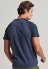 Superdry Vintage Gym Athletic Raglan T-Shirt, Eclipse Navy Marl