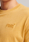 Superdry Vintage Logo Embroidered T-Shirt, Ochre Marl