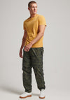 Superdry Vintage Logo Embroidered T-Shirt, Ochre Marl