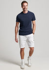 Superdry Vintage Logo Embroidered T-Shirt, Rich Navy Navy