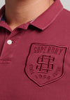 Superdry Vintage Superstate Polo Shirt, Rhubarb
