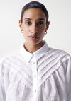 Salsa Embroidered Batwing Sleeve Blouse, White