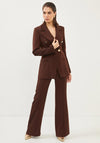 Setre Two Piece Blazer & Trouser Suit, Brown