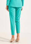 Setre Slim Leg Tailored Trousers, Turquoise
