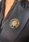 Seventy1 Tree Disc Magnetic Brooch, Gold