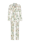 Ringella Floral Button Top Pyjama Set, White Multi