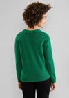 Street One V Neck Sweater, Dark Brisk Green
