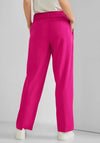 Street One Straight Leg Trousers, Now Pink