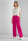 Street One Straight Leg Trousers, Now Pink