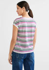 Street One Melange Striped T-Shirt, Off White