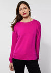 Street One Lightweight Stretch Sweatshirt, Lavish Pink