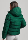 Superdry Womens Water Repellent Puffer Jacket, Mid Pine