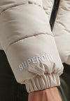 Superdry Womens Water Repellent Puffer Jacket, Pelican