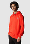 The North Face Mens Drew Peak Hoodie, Fiery Red