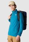 The North Face Mens 100 Glacier Full Zip Fleece, Blue Coral