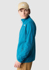 The North Face Mens 100 Glacier Full Zip Fleece, Blue Coral