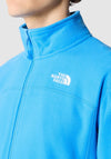 The North Face Mens 100 Glacier Full Zip Fleece, Super Sonic Blue