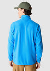 The North Face Mens 100 Glacier Full Zip Fleece, Super Sonic Blue