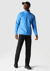 The North Face Mens 100 Glacier Quarter Zip Fleece, Super Sonic Blue