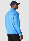 The North Face Mens 100 Glacier Quarter Zip Fleece, Super Sonic Blue