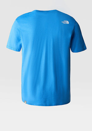 The North Face Mens Easy T-Shirt, Super Sonic Blue