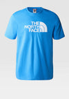 The North Face Mens Easy T-Shirt, Super Sonic Blue