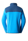 The North Face TKA Glacier Full Zip Fleece, Shady Blue & Super Sonic Blue