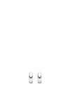 Ti Sento Chunky Hoop Earrings, Silver