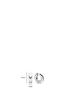Ti Sento Chunky Hoop Earrings, Silver