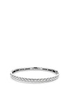 Ti Sento En Relief Bangle, Silver