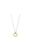 Ti Sento Circular Pendant Necklace, Silver & Gold