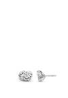 Ti Sento Milano Knotted Stud Earrings, Silver