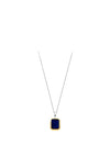 Ti Sento Milano Large Blue Pendant Necklace, Silver