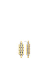 Ti Sento Milano Pave Statement Earrings, Gold & Silver