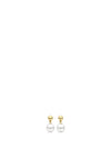 Ti Sento Pearl Earrings, Gold