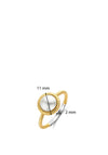 Ti Sento Pearl Rope Ring, Gold Size 54