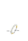 Ti Sento Pearl Row Ring, Gold Size 54